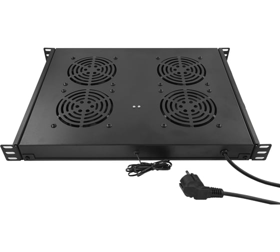 Модуль охлаждения 5Bites 4хFANS / LCD / THERMOSTAT / D=600-800 / 1U / 19" FM-17