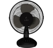Настольный вентилятор LEX LXFC 8379, черный LXFC8379