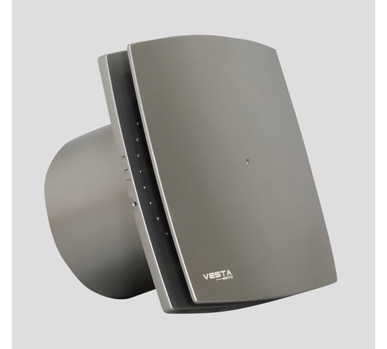 Вентилятор вытяжной с крышкой серый Vesta-Electric EF-100 Plus GREY FLEF000000103P