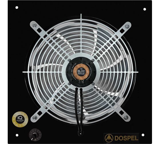 Вентилятор осевой вытяжной с потенциометром Dospel WOKS 300 BLDC SILVER 007-9202