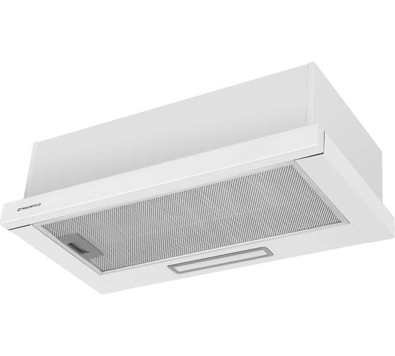 Кухонная вытяжка MAUNFELD белое стекло Clyde 50 Glass White