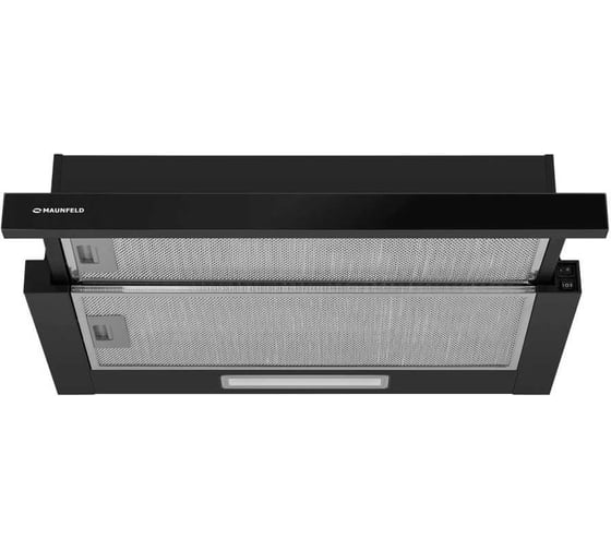 Кухонная вытяжка MAUNFELD черное стекло Clyde 50 Glass Black