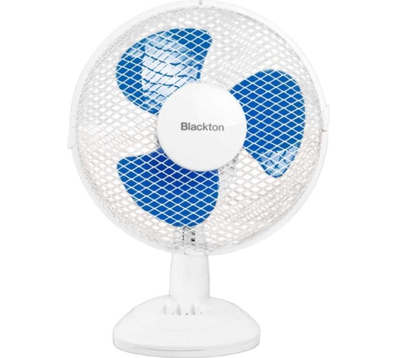 Вентилятор настольный Blackton Bt F1116 белый, синий 86195514