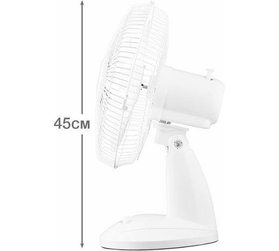 Вентилятор настольный Blackton Bt F1118 Белый 86195749