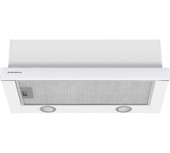 Кухонная вытяжка MAUNFELD VS Light Glass 60 белое стекло VS LIGHT 60 WHITE GLASS W