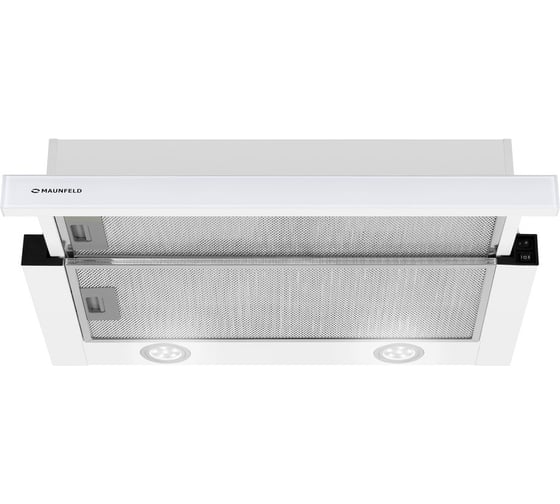 Кухонная вытяжка MAUNFELD VS Light Glass 60 белое стекло VS LIGHT 60 WHITE GLASS W