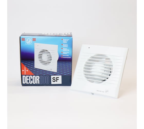 Вентилятор Soler&Palau Decor 100SF (230V 50HZ) короткий фланец 03-0103-028