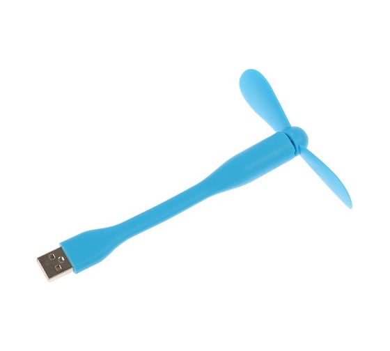 Вентилятор с гибким корпусом Luazon LVU-06, USB, 11 см, синий 3936799