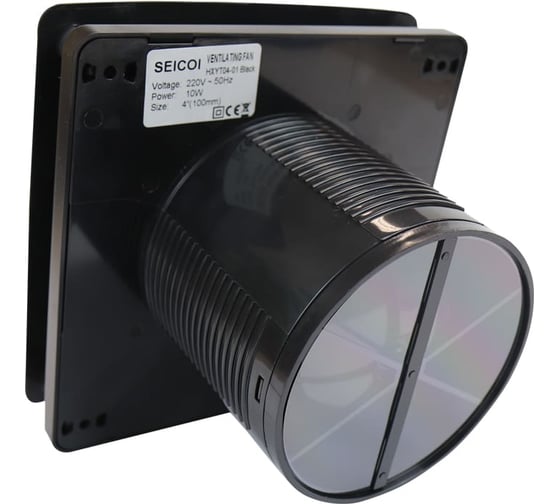 Накладной вентилятор Seicoi HXYT04-01 Black 21-0003-460