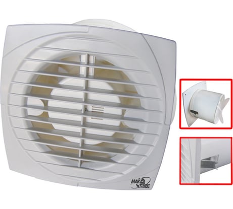 Вентилятор MTG A120-K с клапаном 12263