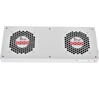 Вентиляторный модуль Rem 230V, 45х432х195 мм, вентиляторов: 2, 86 дБ, поток: 300 м3/ч, R-FAN-2J
