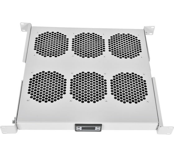 Вентиляторный модуль Rem R-FAN, 230V, 1U, вентиляторов: 6, 258 дБ, серый R-FAN-6K-1U