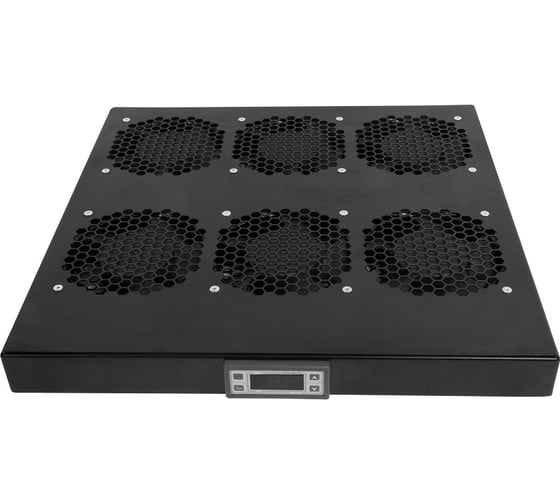 Вентиляторный модуль Rem R-FAN, 230V, 1U, вентиляторов: 6, 258 дБ, черный R-FAN-6K-1U-9005