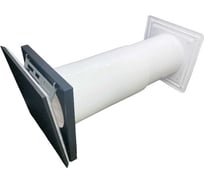 Приточный клапан RETON TL98DE черный, с регулятором расхода воздуха и фильтром, с клапаном от дождя и ветра TL98DE BLACK