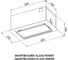 Полновстраиваемая вытяжка MEFERI SMARTBOX60BK GLASS POWER 2