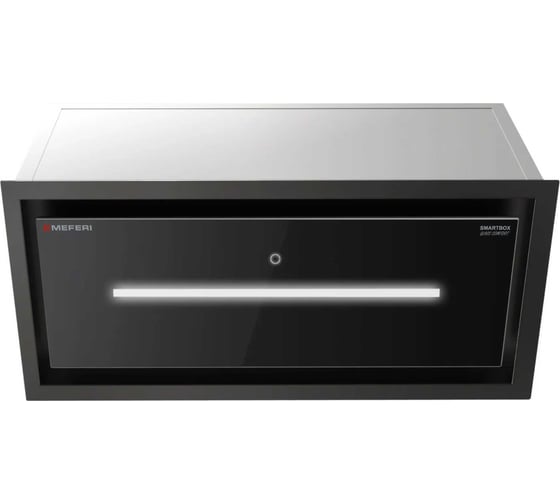 Полновстраиваемая вытяжка MEFERI SMARTBOX60BK GLASS COMFORT