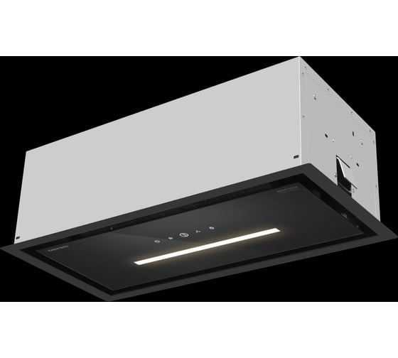 Полновстраиваемая вытяжка MEFERI SMARTBOX60BK GLASS COMFORT