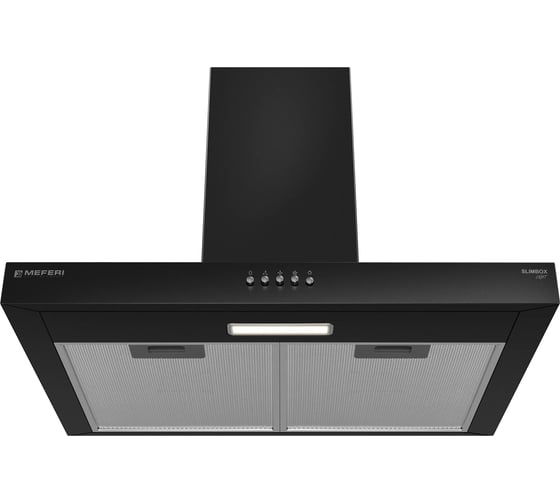 Т-образная пристенная вытяжка MEFERI SLIMBOX60BK LIGHT МФ-00000567