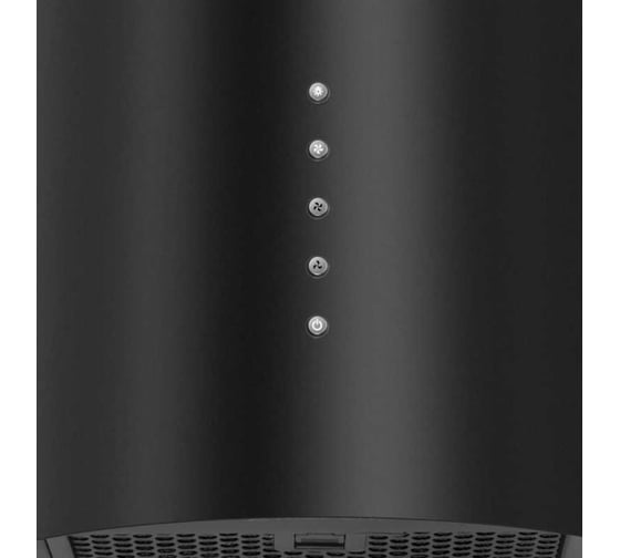 Цилиндрическая островная вытяжка MEFERI TUBE35BK ISLA ULTRA МФ-00000401