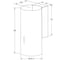 Цилиндрическая пристенная вытяжка MEFERI TUBE35WH ULTRA МФ-00000089 6