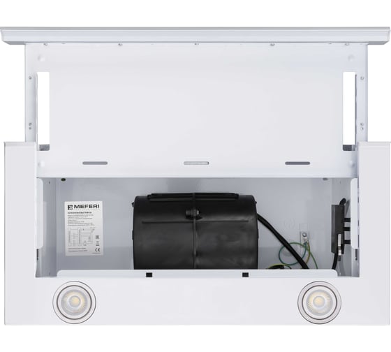 Телескопическая вытяжка MEFERI SLIDEBOX60WH GLASS ULTRA МФ-00000086