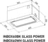 Полновстраиваемая вытяжка MEFERI INBOX60WH GLASS POWER 2