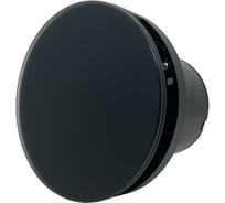 Круглый вентилятор VENTFAN.RU Solar100T с таймером и обратным клапаном с черным стеклом, D100мм Solar100T Glass Black