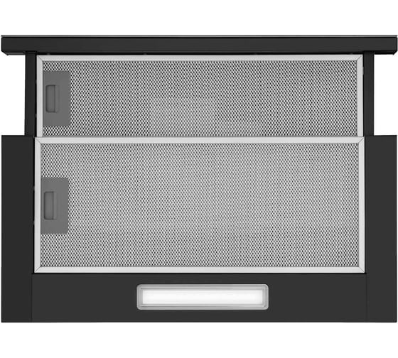 Кухонная вытяжка MAUNFELD чёрное стекло Clyde 60 Glass Black