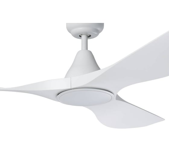 Вентилятор с подсветкой EGLO PORTSEA,19W(LED),B1320,H295,O1320, белый матовый/акриловый, молочный 35112