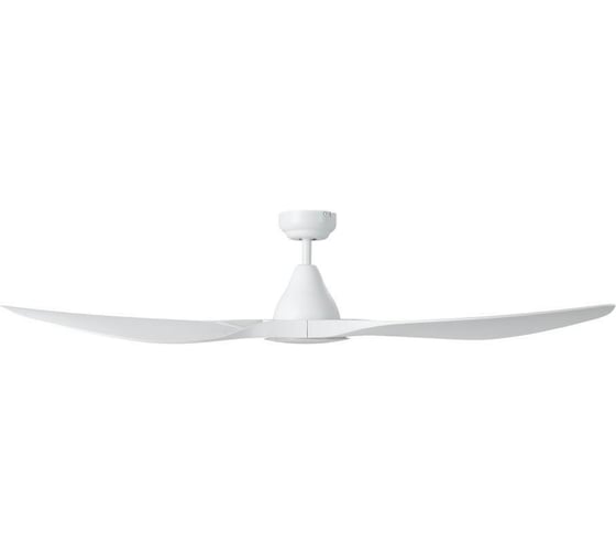 Вентилятор с подсветкой EGLO PORTSEA,19W(LED),B1320,H295,O1320, белый матовый/акриловый, молочный 35112