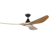Вентилятор с подсветкой EGLO PORTSEA,19W(LED),B1320,H295,O1320, черный матовый/акриловый, молочный 35113