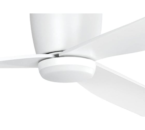 Вентилятор с подсветкой EGLO LERICI,12W(LED),H242,O1320,сталь,бел.мат./акрил, молоч. 35087