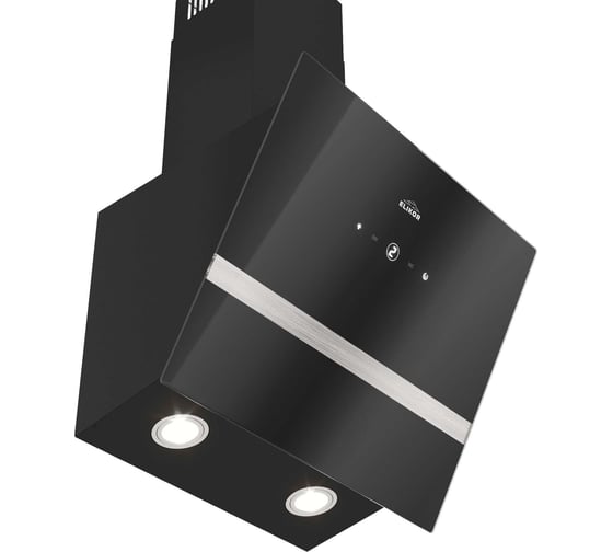 Наклонная вытяжка ELIKOR RISE BK 60, черный 243074