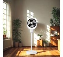 Вентилятор напольный с регулируемой высотой ZDK HJ-180-8, белый FANHJ-180-8