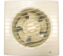 Вентилятор осевой, вытяжной ВИЕНТО ВОЛНА малошумный, с таймером и датчиком влажности, с обратным клапаном, 240 м³/ч, сл. кость, шарикоподшипник В125СНК STILL ivory-B