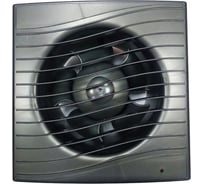 Вентилятор осевой, вытяжной ВИЕНТО ВОЛНА малошумный, с таймером и датчиком влажности, с обратным клапаном, 240 м³/ч, gray metal, шарикоподшипник В125СНК STILL gray-B
