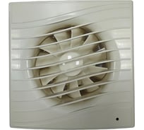 Вентилятор осевой, вытяжной с таймером ВИЕНТО ВОЛНА, малошумный, с обратным клапаном, 130 м³/ч, сл.кость, шарикоподшипник В100СТК STILL ivory-B