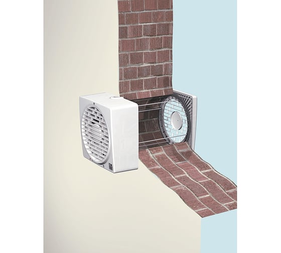 Реверсивный оконный вентилятор Vortice Vario 150/6 AR LL S 12615VRT