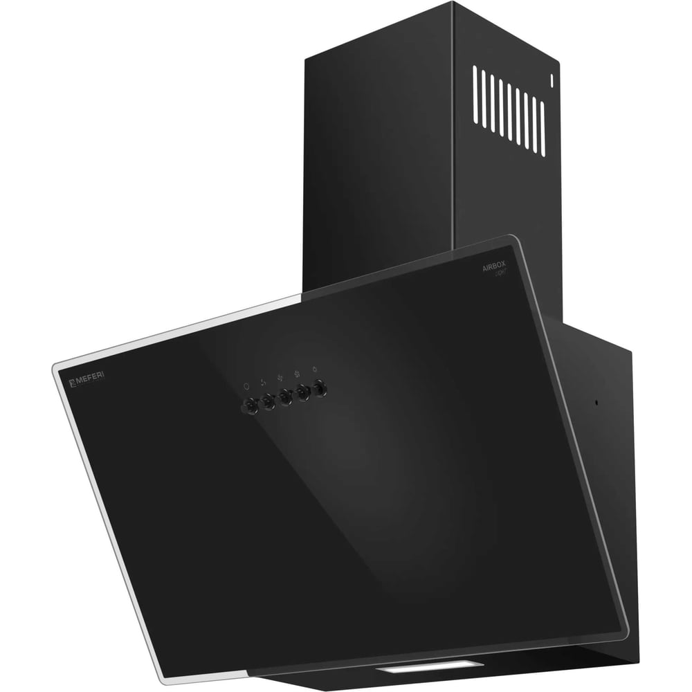 Вытяжка наклонная пристенная MEFERI AIRBOX60BK LIGHT МФ-00000555 ...