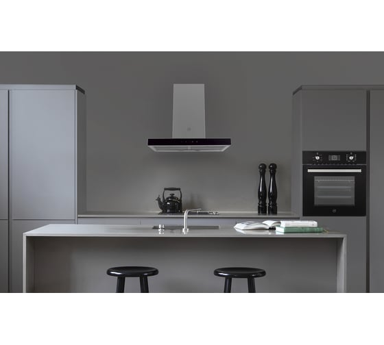 Кухонная вытяжка MBS TRINIA 160 GLASS BLACK 5245