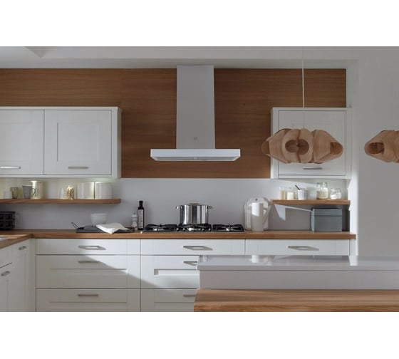 Кухонная вытяжка MBS TRINIA 160 GLASS WHITE 5246