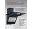 Кухонная вытяжка MBS ALPINIA 150 GLASS BLACK 5402 5