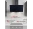 Кухонная вытяжка MBS ALPINIA 150 GLASS BLACK 5402 6