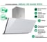 Кухонная вытяжка MBS ABELIA 190 GLASS WHITE 5409 13
