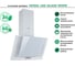 Кухонная вытяжка MBS FATSIA 160 GLASS WHITE 3951 7