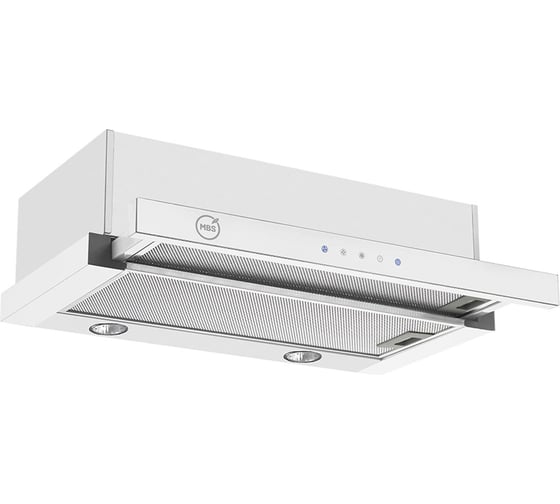 Кухонная вытяжка MBS CANNA 260 WHITE GLASS 4884 1