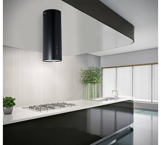 Кухонная вытяжка MBS AMARANTH 135 ISLAND BLACK 5339