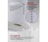 Кухонная вытяжка MBS AMARANTH 135 ISLAND WHITE 5340 4