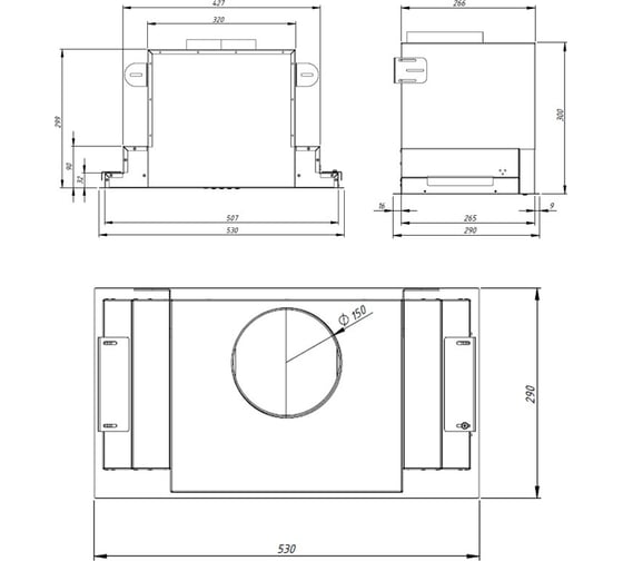 Вытяжка AKPO WK-10 Neva glass 60 см нержавейка белый с жестами 3108