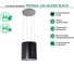 Кухонная вытяжка MBS PETUNIA 135 BLACK 5421 7